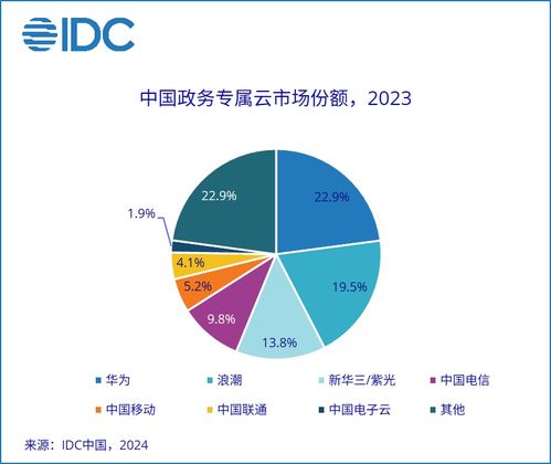 2023年中国政务云市场 华为和中国电信表现出色